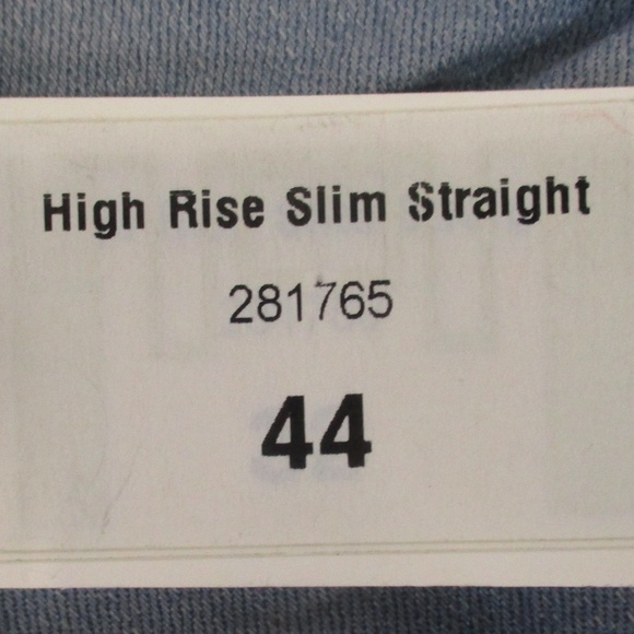 Lularoe Jeans Women's 44 Plus‎ Size Light Wash High Rise Slim Straight Denim - Picture 6 of 12